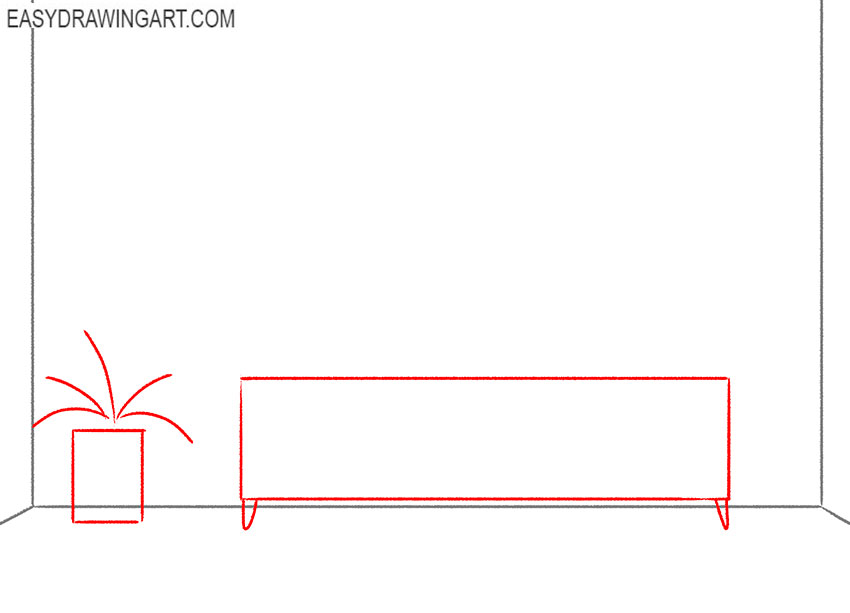 how to draw a room in 3d