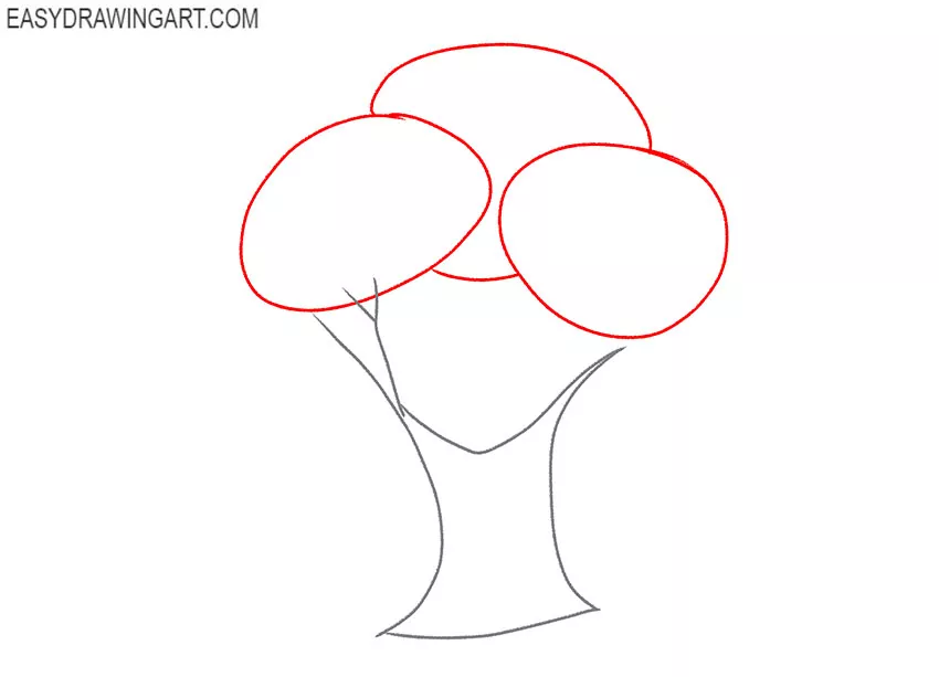 how to draw a treehouse step by step