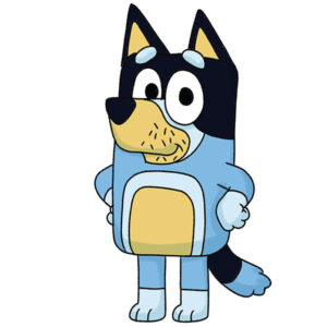 how to draw bluey