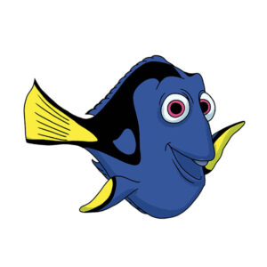 how to draw dory
