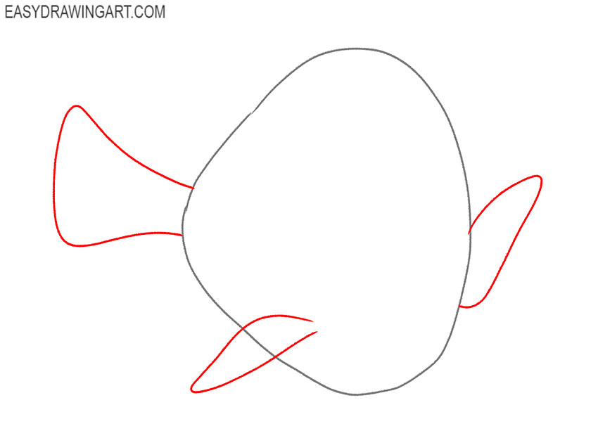 how to draw dory the fish