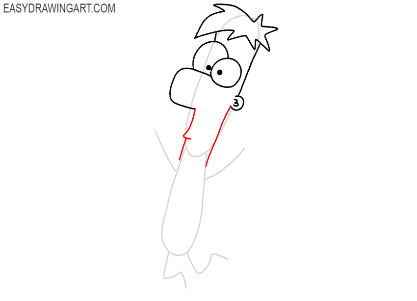 phineas and ferb drawing