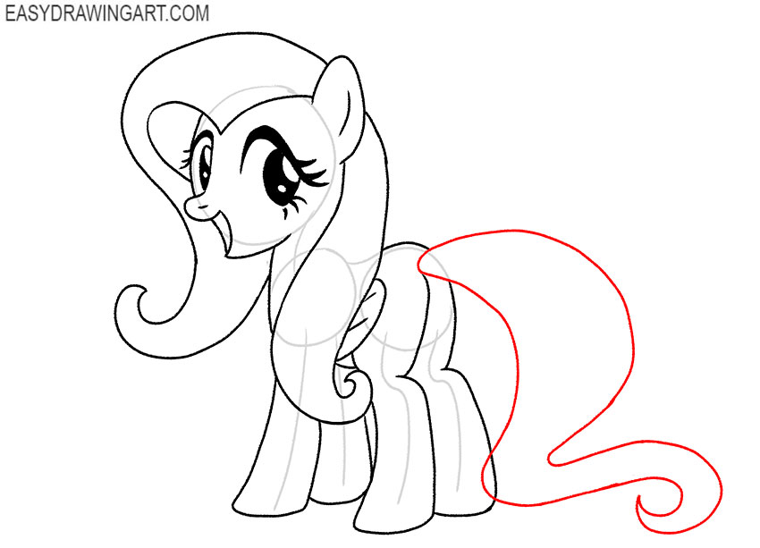 fluttershy drawing lesson