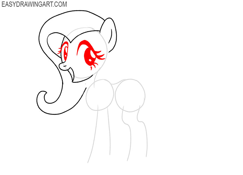 how to draw fluttershy my little pony