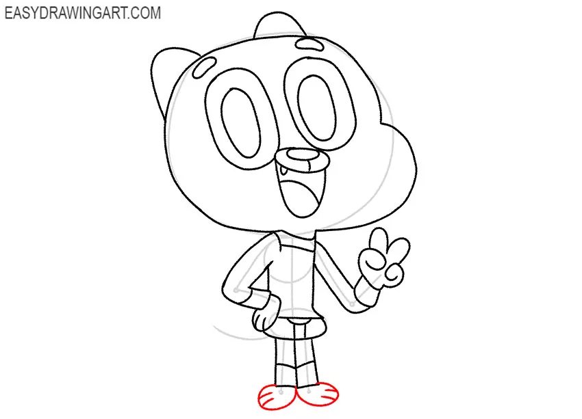 gumball cartoon drawing