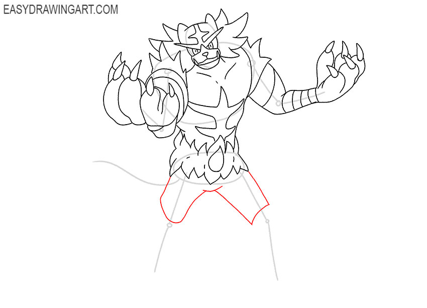 incineroar pokemon drawing