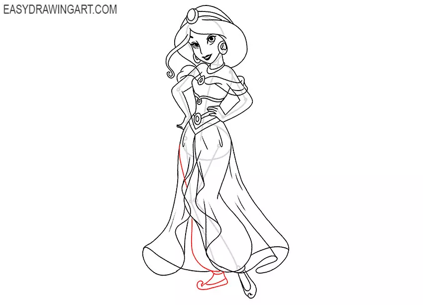how to draw jasmine draw so cute