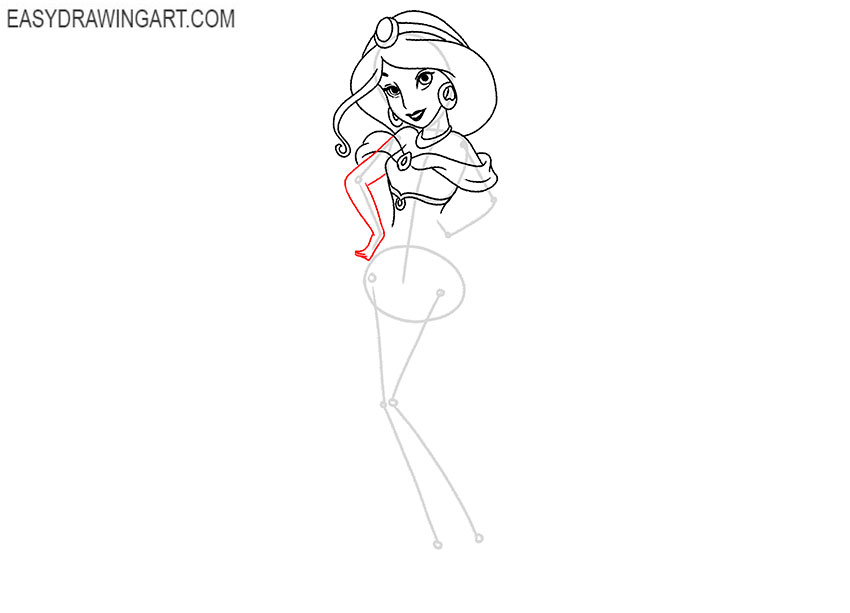 how to draw jasmine cute