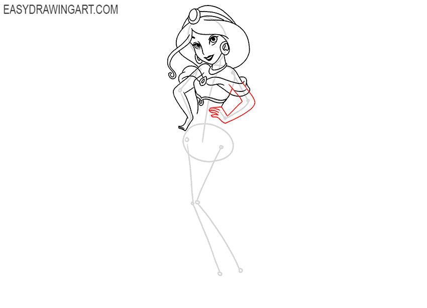 how to draw jasmine cute