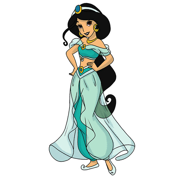 How to Draw Jasmine - Easy Drawing Art