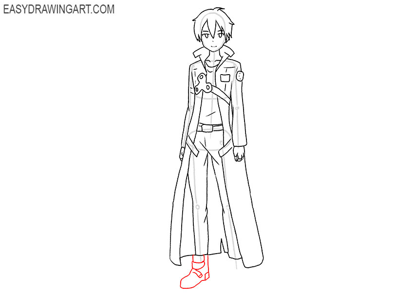 kirito drawing tutorial