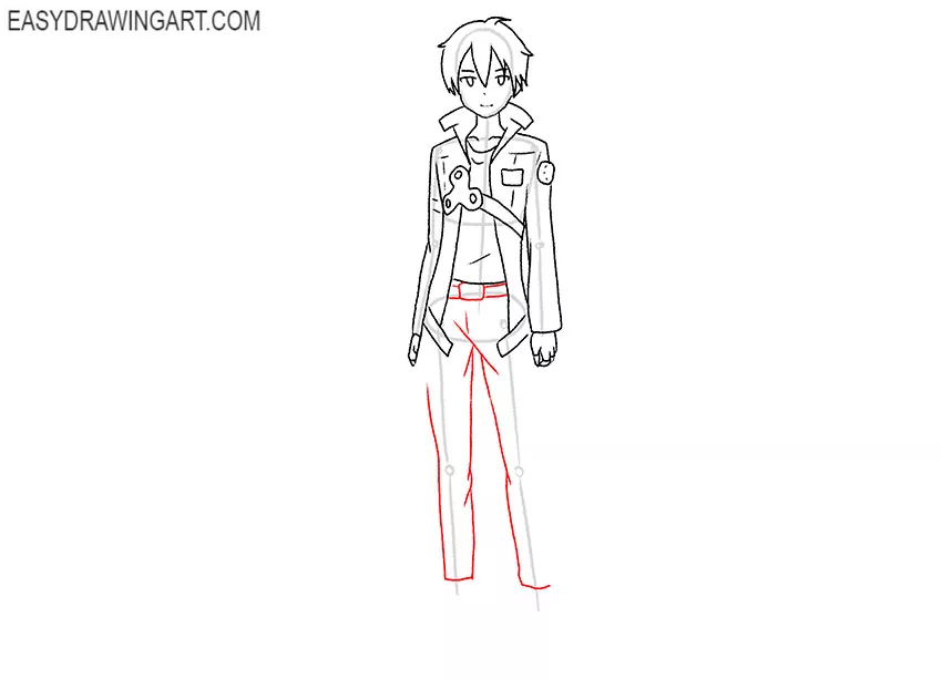 drawing kirito