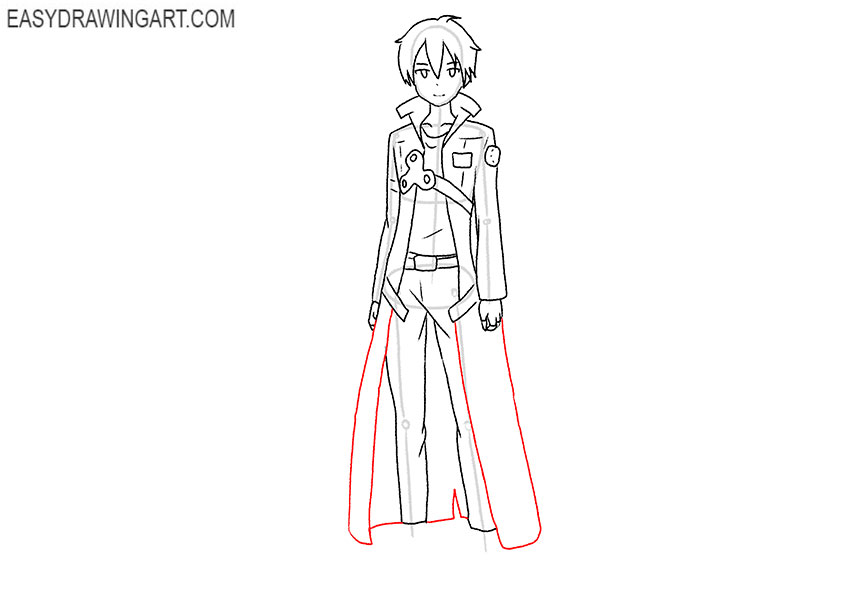 kirito drawing lesson