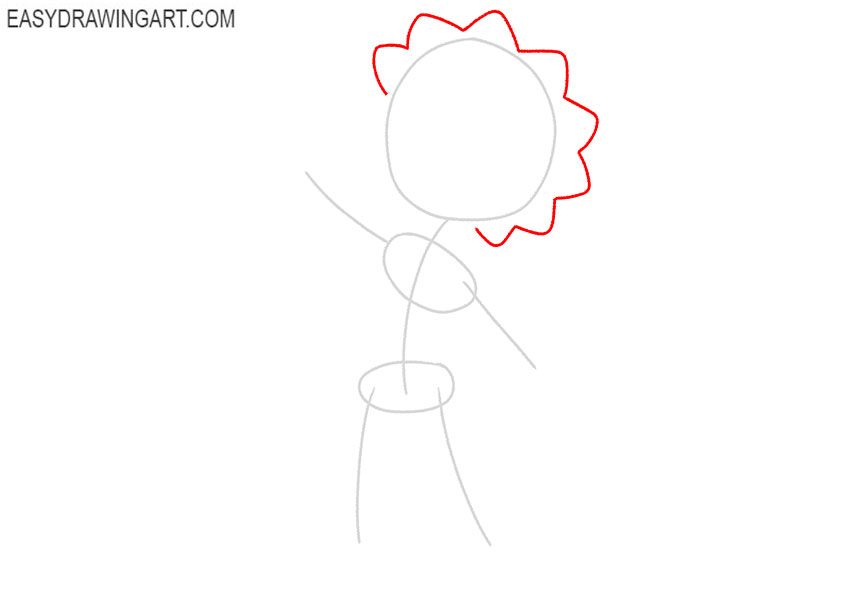 how to draw lisa simpson easy
