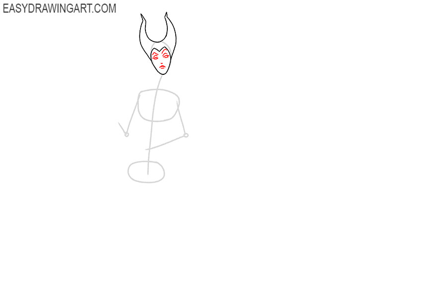 how to draw maleficent realistic
