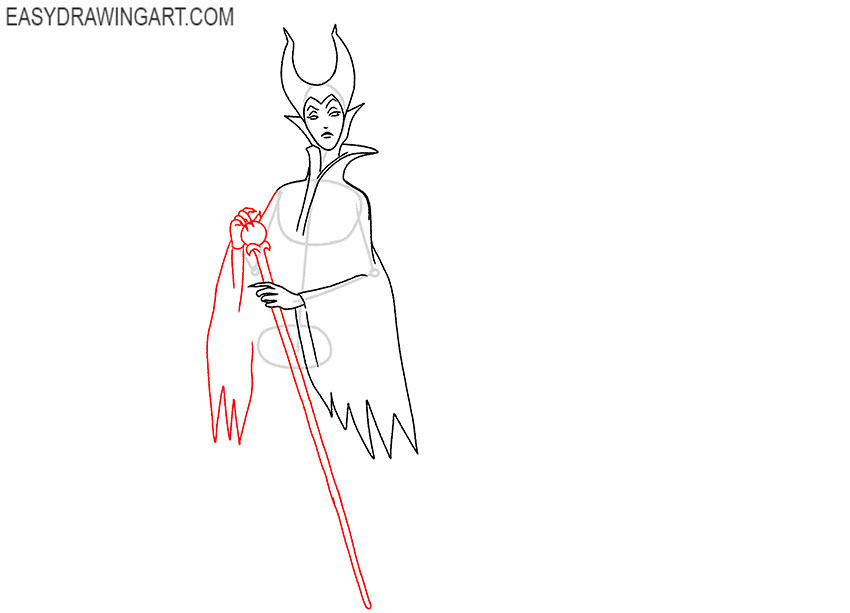 cute maleficent drawing