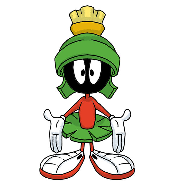 How to Draw Marvin the Martian - Easy Drawing Art