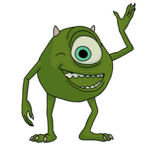 how to draw mike wazowski