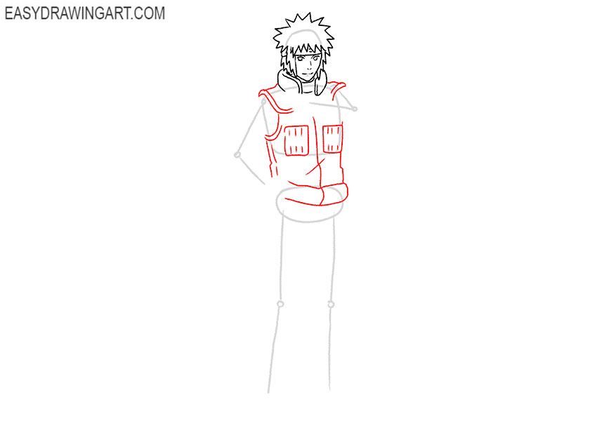 minato drawing easy