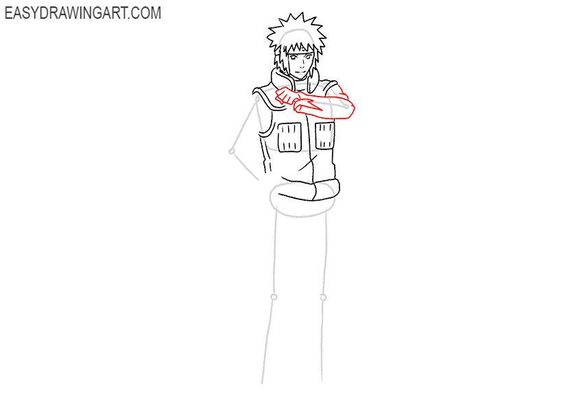 minato drawing full body
