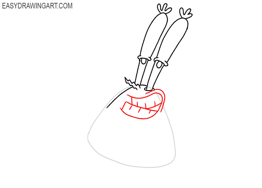 mr. krabs drawing