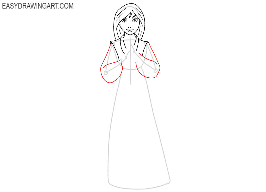 how to draw mulan draw so cute