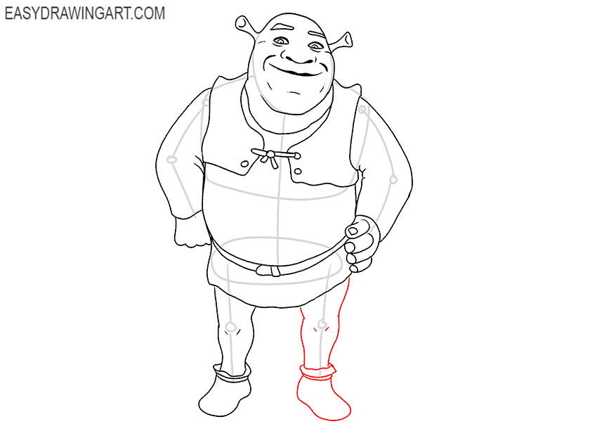 shrek art drawing