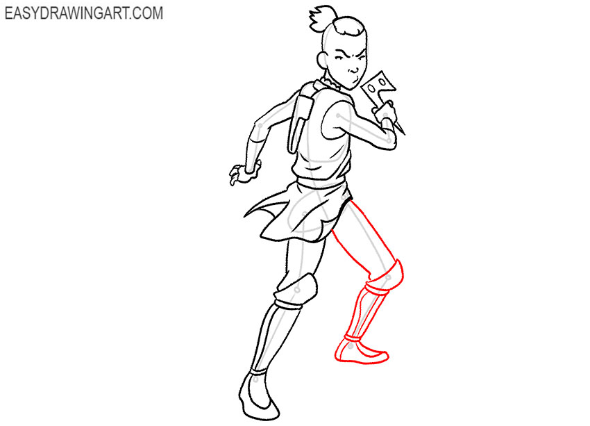 easy sokka drawing