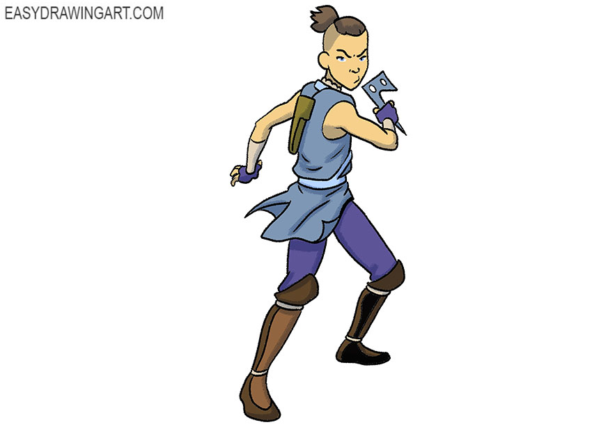 sokka drawing lesson
