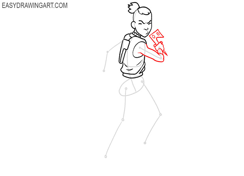 sokka drawing lesson