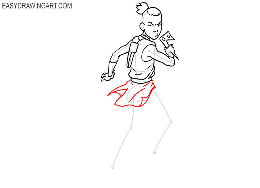 sokka drawing guide
