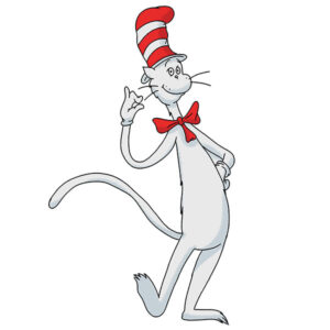how to draw the cat in the hat