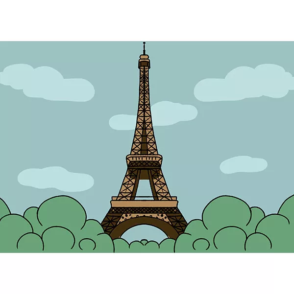 How to Draw the Eiffel Tower