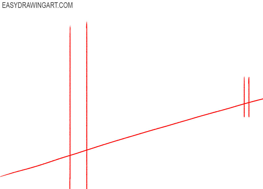 how to draw the golden gate bridge