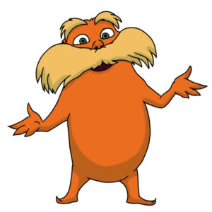 how to draw the lorax