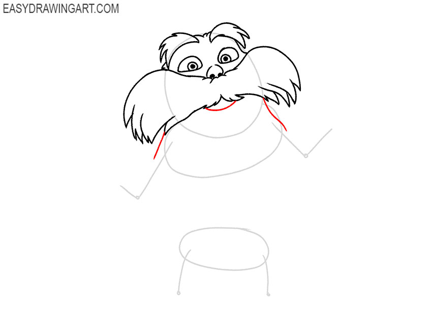lorax drawing tutorial
