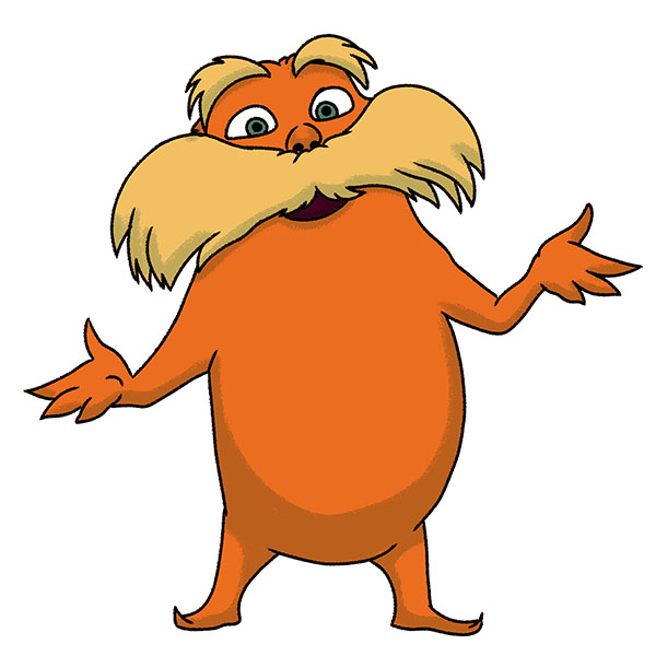 How to Draw the Lorax - Easy Drawing Art