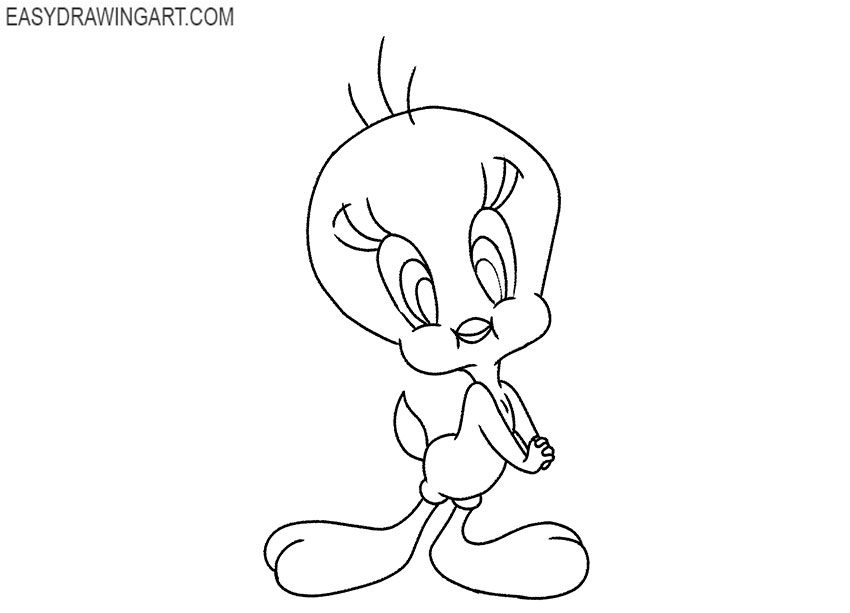 tweety drawing tutorial
