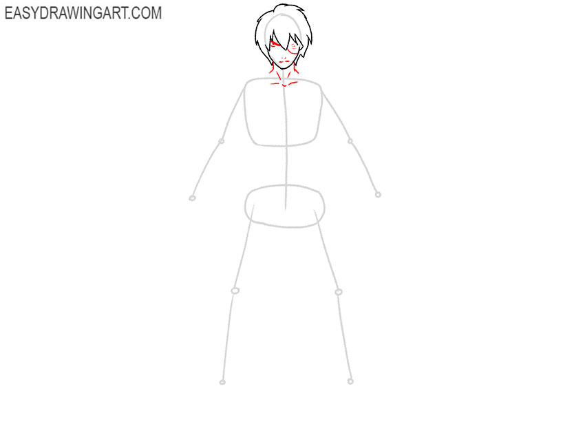how to draw zuko step by step