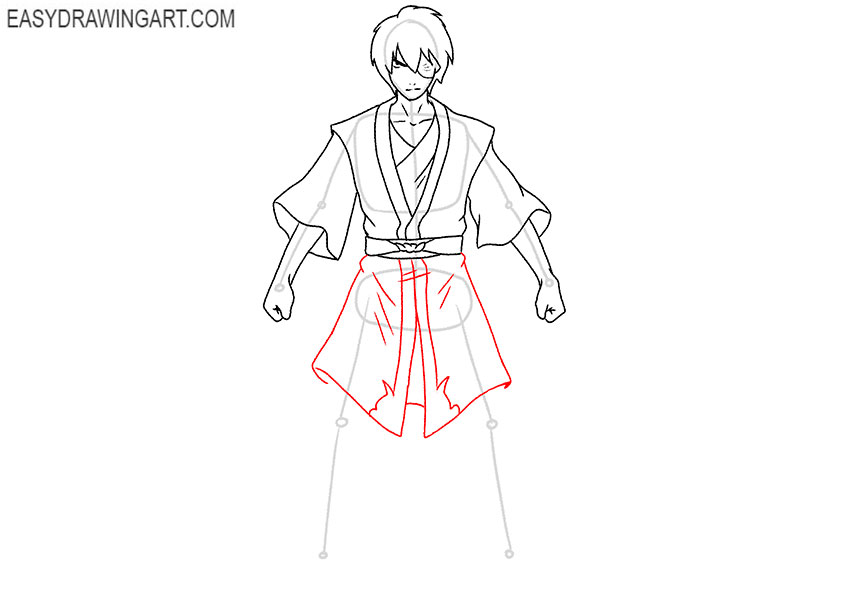cartoon zuko drawing