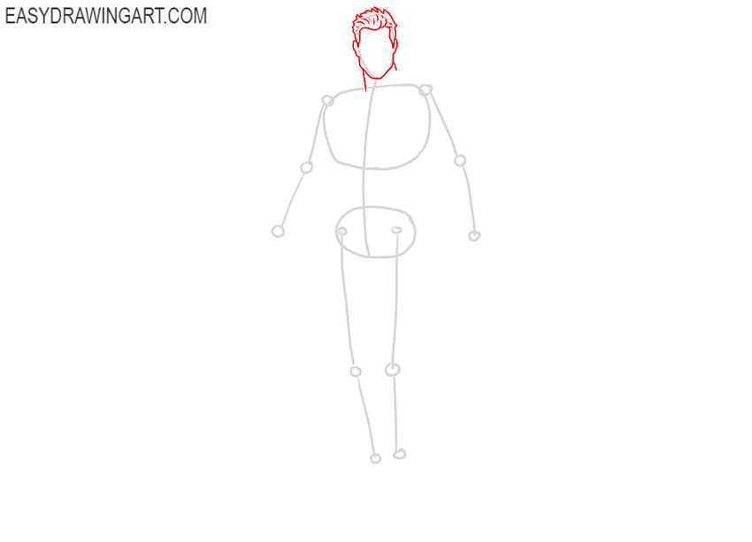 how to draw black adam full body