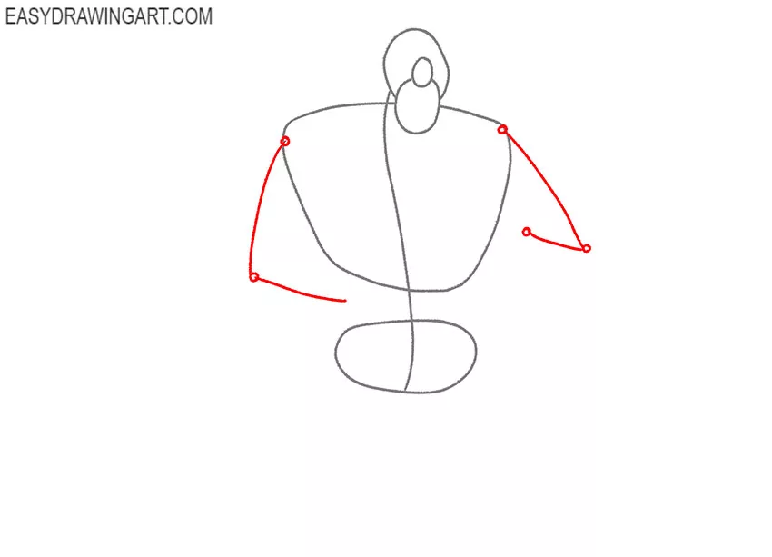 how to draw the beast easy