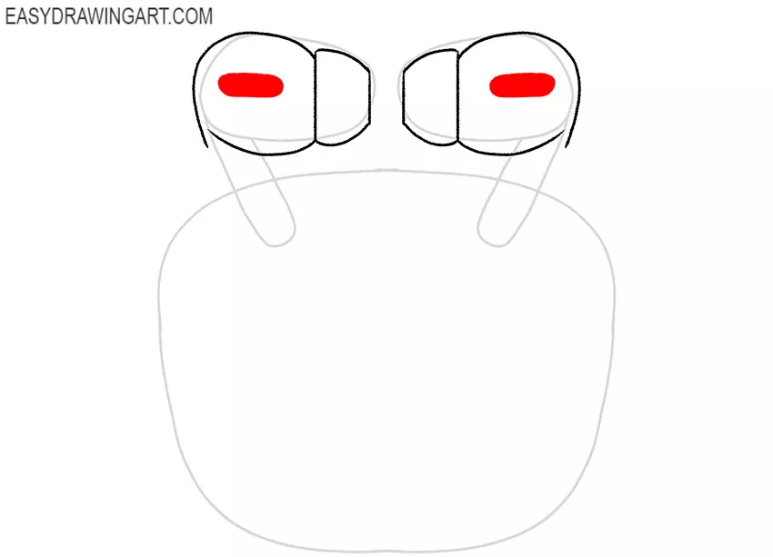 how to draw airpods pro
