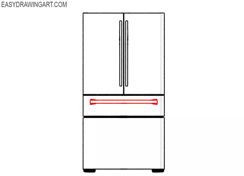 refrigerator drawing easy