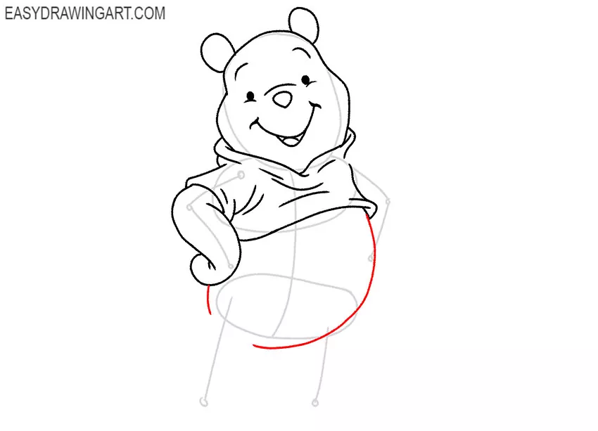 winnie the pooh cute drawing tutorial