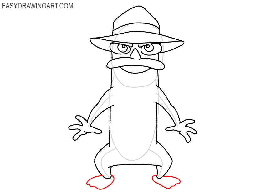 perry the platypus drawing tutorial