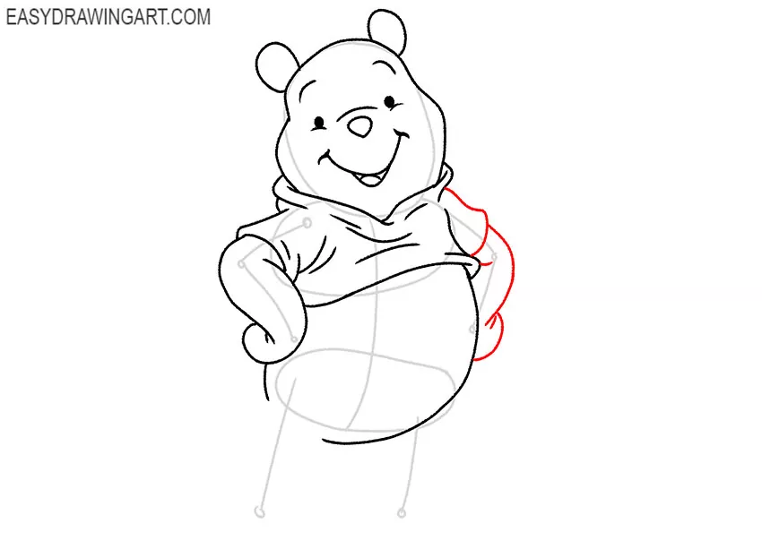 winnie the pooh cute drawing guide