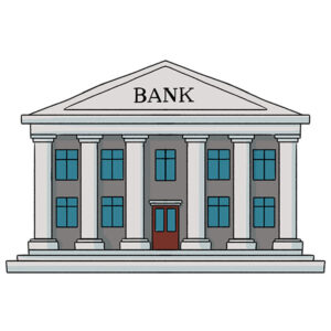 how to draw a bank