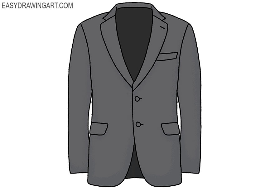  blazer sketch drawing