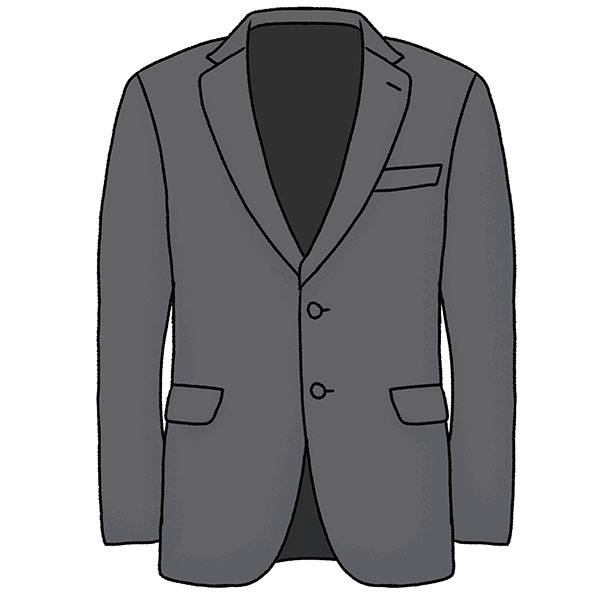 How to Draw a Blazer Easy Drawing Art